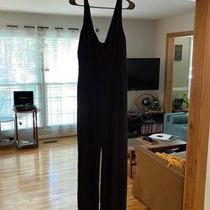 XL Lulus Formal Strap Lace Jumpsuit Back Pockets